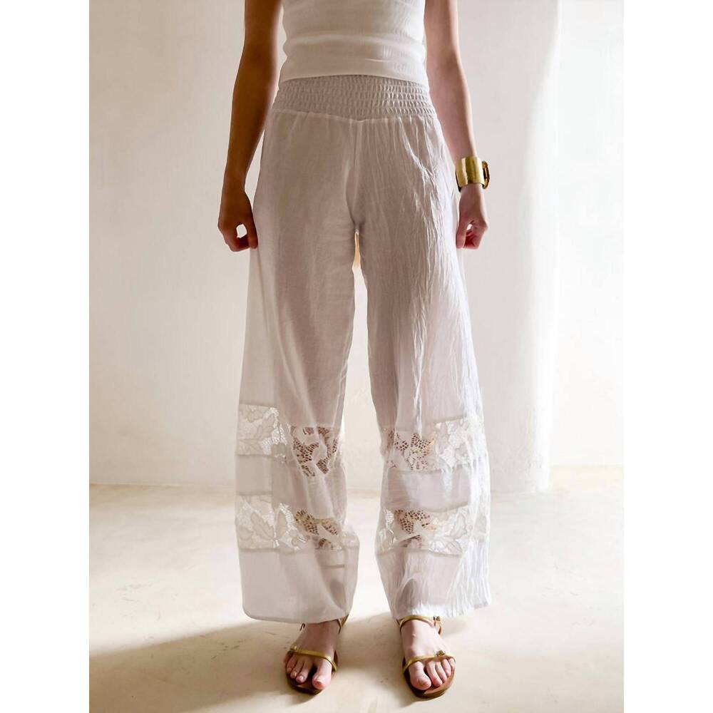 NEW DEBBIE KATZ liz pant in white